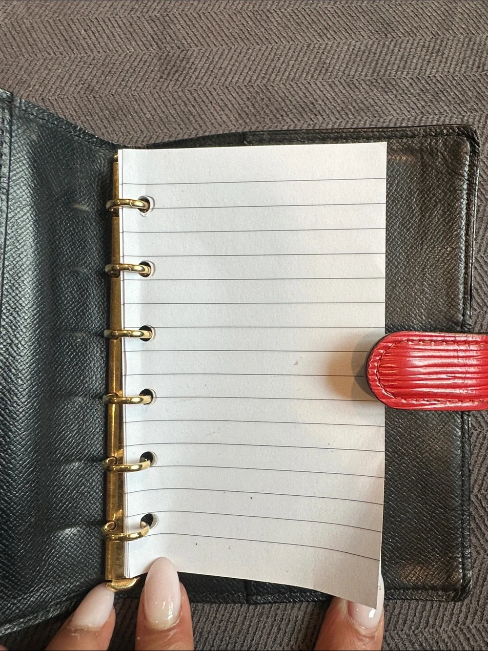 Louis Vuitton Epi Leather PM Agenda